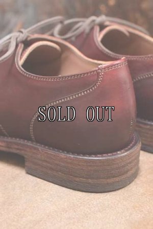 画像4: MOTO/PLAIN TOE OXFORD SHOES(バーガンディ)