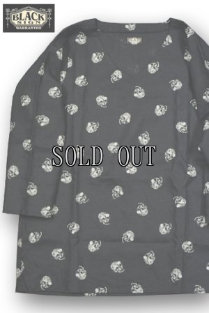 画像1: BLACK SIGN/Skull Dots Pullover Shirt