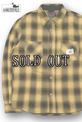 GANGSTERVILLE/THUG-L/S CHECK CPO SHIRTS