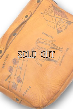 画像3: VASCO×GLADHAND/LEATHER POSTMAN SHOULDER BAG“GLAD POSTALS”