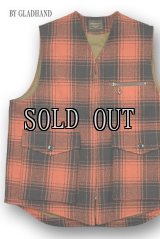 BY GLADHAND/HUNTERS-CHECK QUILTING VEST