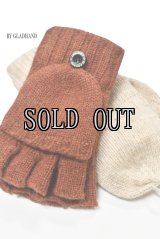 BY GLADHAND/COUNTRY GENT-HALF FINGERS GLOVE WITH ADJUSTABLE FLAPS