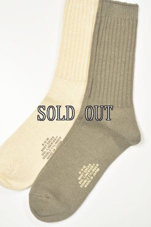 画像2: FULLCOUNT/Linen Ribbed Socks