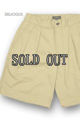 DELICIOUS/Chino Two Tuck Shorts