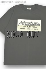 ATTRACTIONS×MASA SCULP /Printed T-shirt(WILL DRESS YOU)