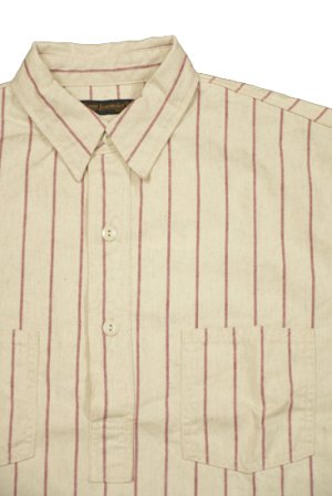 画像2: FULL COUNT/Baseball Stripe Pullover Shirts
