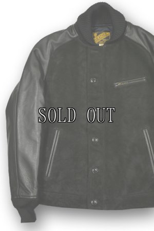 画像4: Y'2 LEATHER/STEER SUEDE×STEER OIL RIB JKT