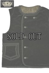 BLACK SIGN/Venus Velveteen 19th Century Amish Laced Vest