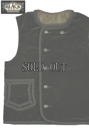 画像1: BLACK SIGN/Venus Velveteen 19th Century Amish Laced Vest