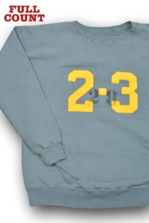 画像1: FULL COUNT/Raglan Sleeve College Sweatshirts “2-3”