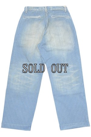 画像5: FULL COUNT/Indigo Wabash Stripe Farmers Trousers HW