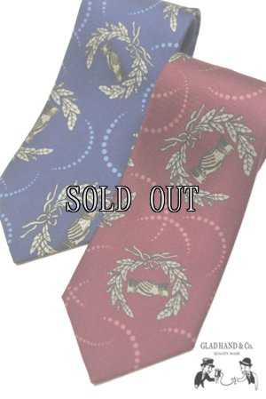 画像1: GH TAILORED/SHAKE HAND - FOUR IN HAND TIE