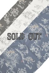 BLACK SIGN/Playng Animal Long Scarf