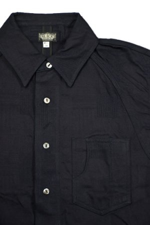画像2: BLACK SIGN/Patchwork Jacquard Logger Shirt