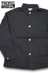TROPHY CLOTHING/Detroit Stripe Chore Jacket