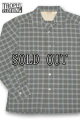 TROPHY CLOTHING/TOWN CRAFT CHECK L/S SHIRT