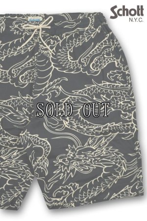 画像1: ◆２０%OFF◆Schott/HAWAIIAN SHORTS "DRAGON"