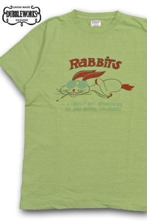 画像1: ◆２０%OFF◆DUBBLE WORKS/プリントTee(RABITS)