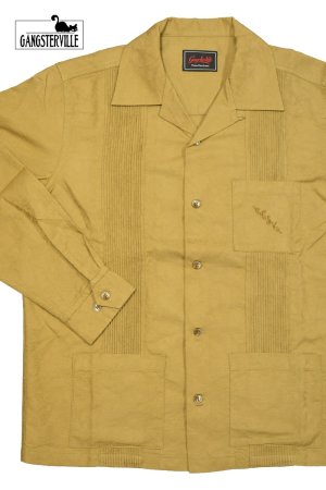 画像1: GANGSTERVILLE/RIPTIDE CLUB - L/S GUAYABERA SHIRTS