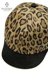 Mr.FATMAN/LEOPARD SHORT BRIM CAP by BRIDGE CAP