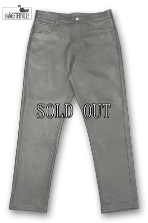 画像1: GANGSTERVILLE/LOCOS - LEATHER PANTS