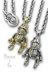 Peanuts＆Co./TEDDY PEANUTS  +silver chain 60cm. round