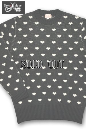 画像1: DRESS HIPPY/HEART CREW KNIT