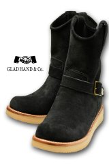 GLAD HAND&Co./SHORT ENGINEER BOOT "SUEDE"