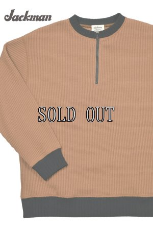 画像1: Jackman/Waffle Half Zip