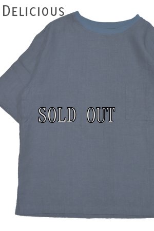 画像1: DELICIOUS/LINEN Big T-Shirt