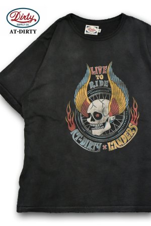 画像1: AT-DIRTY/LIVE TO RIDE S/S TEE