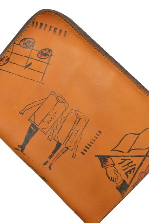 画像2: VASCO×GLAD HAND/LEATHER DOCUMENT BAG "GLAD POSTALS"