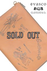 VASCO×GLAD HAND/LEATHER PC SLEEVE“GLAD POSTALS”