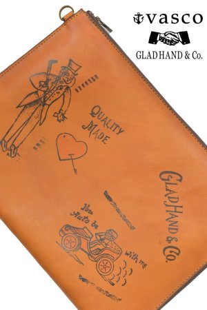 画像1: VASCO×GLAD HAND/LEATHER PC SLEEVE“GLAD POSTALS”
