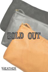 Y'2 LEATHER/NATURAL SCAR SACOCHE BAG