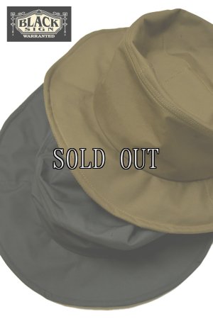 画像1: BLACK SIGN/Oiled Cotton Swindler Hat - Long Brim