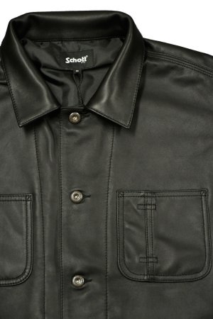 画像2: Schott/LAMB LEATHER COVERALL JACKET