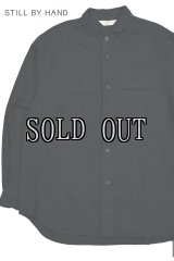 STILL BY HAND/Silk nep twill shirt