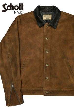 画像1: Schott/NEWBIE SUEDE LEATHER JACKET