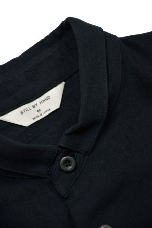 画像2: STILL BY HAND/Silk nep twill shirt