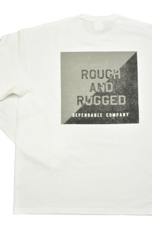 画像6: ROUGH AND RUGGED/DESIGN LS PIGMENT LSプリントTee