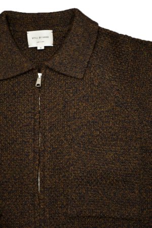 画像2: STILL BY HAND/5G knitted blouson