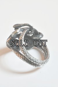 画像2: BLACK SIGN×BLACK BOOTS/STONE YEYS SNAKE RING (2)