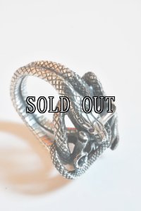 画像5: BLACK SIGN×BLACK BOOTS/STONE YEYS SNAKE RING (5)