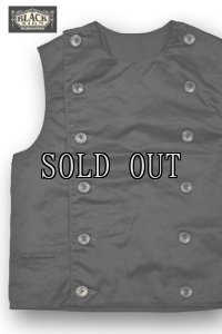 画像1: BLACK SIGN/Black Chino Double Breasted Swindler Vest (1)