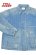 画像1: FULL COUNT/Indigo Wabash Stripe Chore Jacket (1)