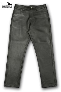 画像1: GANGSTERVILLE/LOCOS - LEATHER PANTS (1)