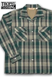 画像1: TROPHY CLOTHING/Town Craft Wool Check Shirt (1)