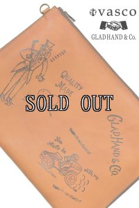 画像1: VASCO×GLAD HAND/LEATHER PC SLEEVE“GLAD POSTALS” (1)