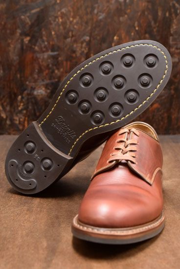 MOTO/PLAIN TOE OXFORD SHOES(ブラウン) - T-bird